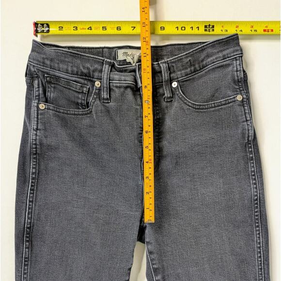 Madewell Stovepipe Straight 28 Charcoal Gray High Rise Minimalist Capsule Denim - Picture 7 of 11
